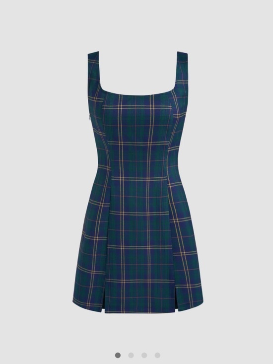 Cider Dresses & Skirts - Cider plaid mini dress NWT